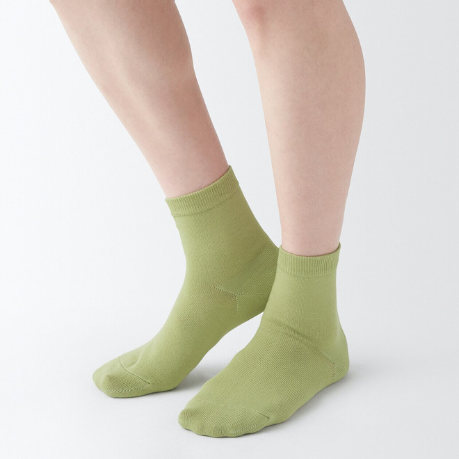 Women's Right Angle Soft 3 Layer Short Socks