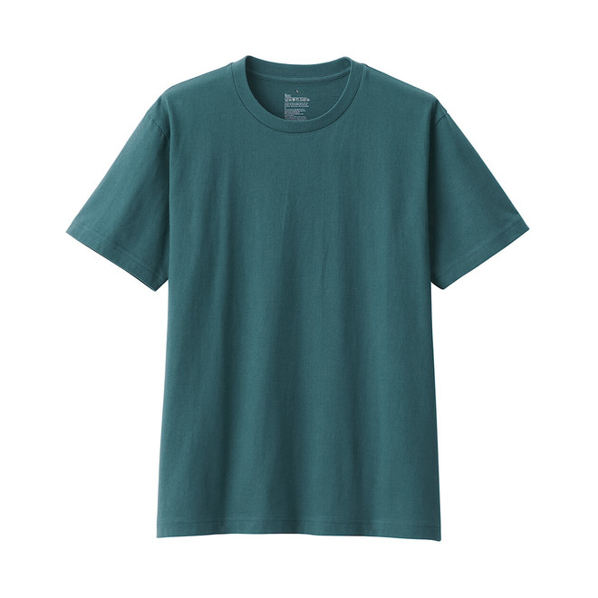 Cotton Short Sleeve Crew Neck T‐shirt