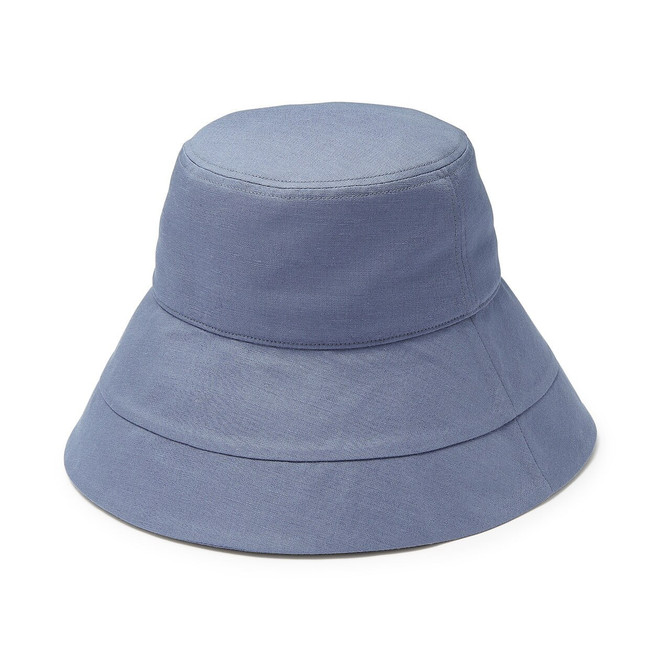 Lyocell Linen Wide Brim Hat.