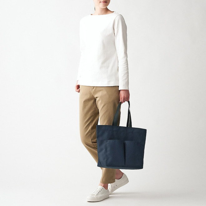 Water Repellent Wide Tote Bag