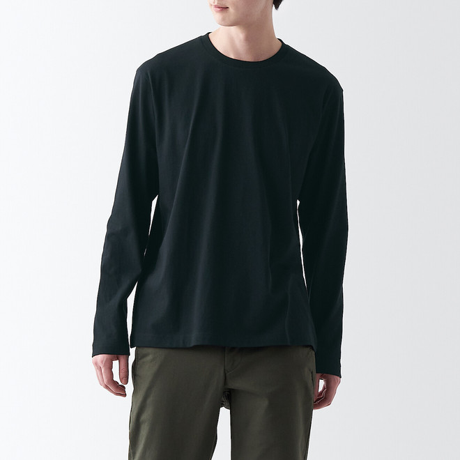 Men's Washed Jersey Long Sleeve T‐shirt 18861