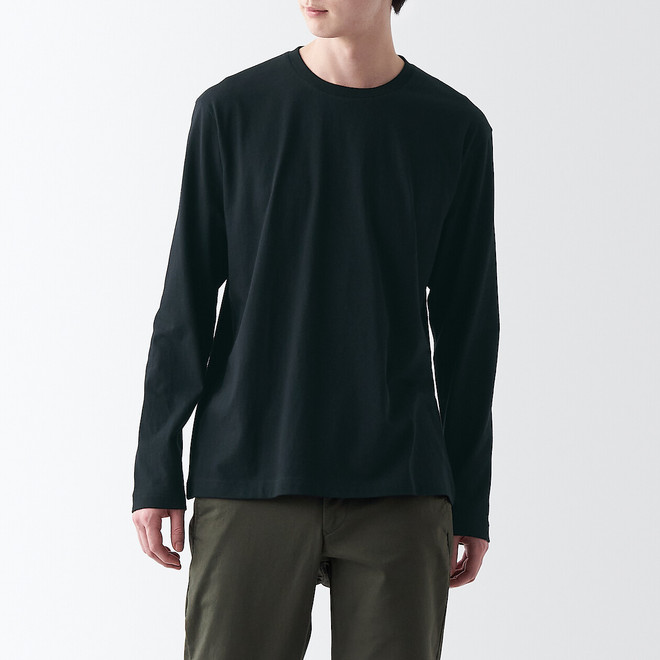 Men's Washed Jersey Long Sleeve T‐shirt 24S
