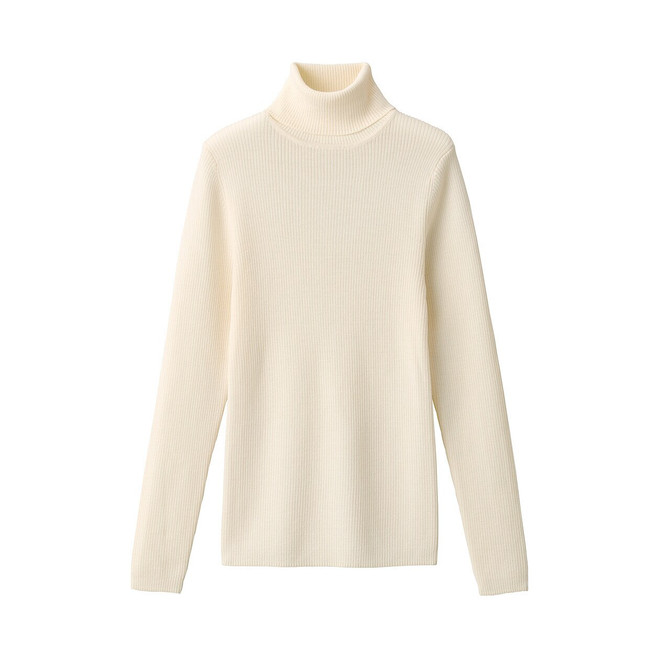 Women's Non‐Itchy Ribbed Turtle Neck Jumper..