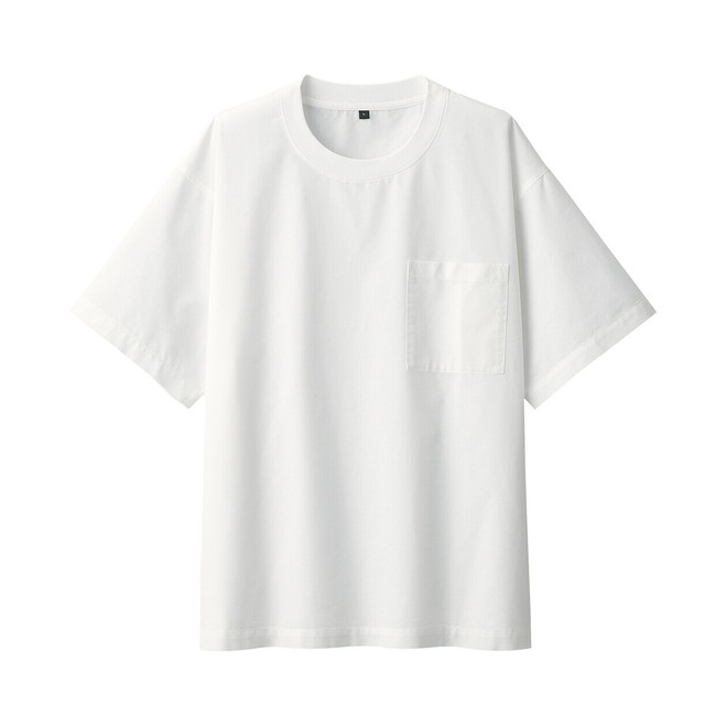 Men's Cool Touch Woven Relaxed Fit T‐shirt.