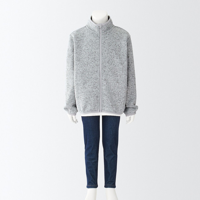 Recycled Polyester Knit Fleece Jacket (4‐7 years)
