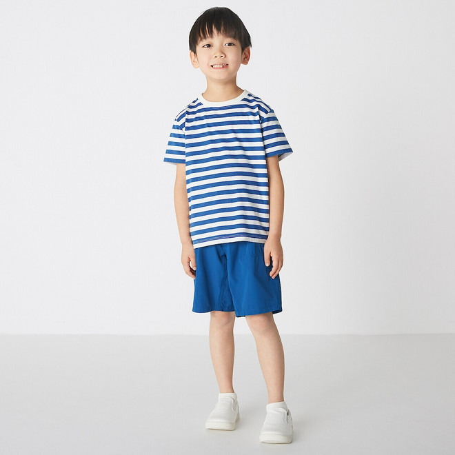 Cotton Blend Jersey Stripe T‐Shirt (4‐7 years)