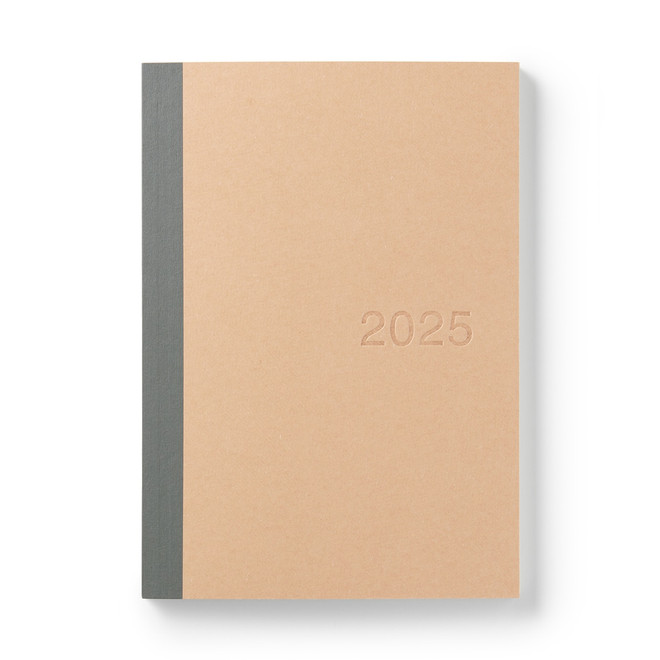 2025 Monthly/Weekly Planning Kraft Diary ‐ B6