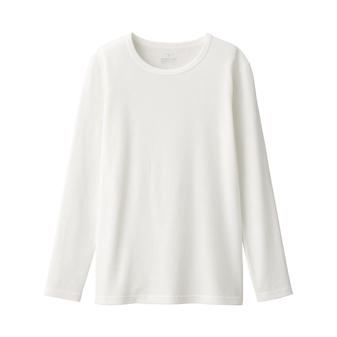 Women's Thick Cotton Crew Neck Long Sleeve T‐shirt