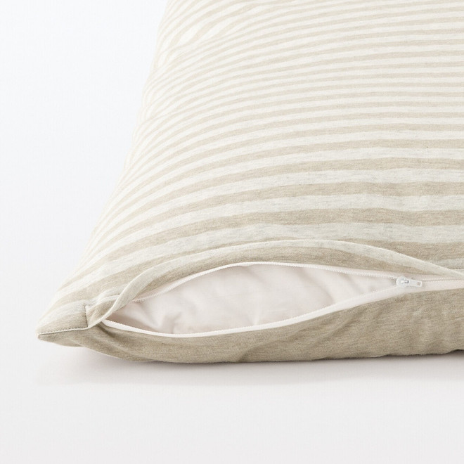 Heather Beige Stripe