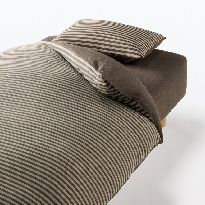 Heather Brown Stripe