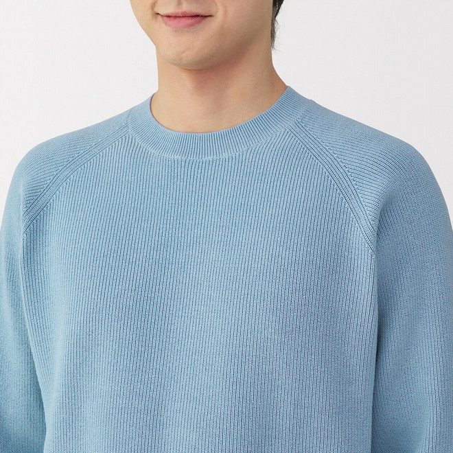 Men's Ribbed Crew Neck Jumper