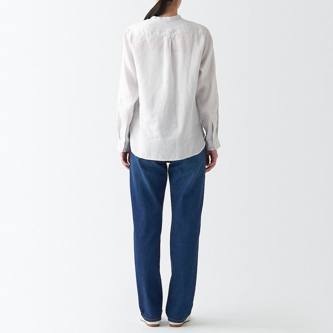 Women's Stretch Denim Straight Trousers