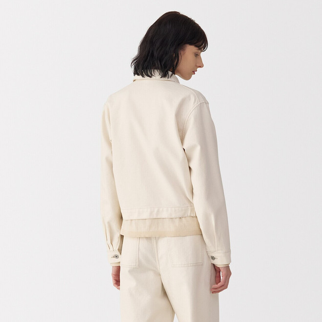 Women's Washi and Cotton Twill Denim Jacket