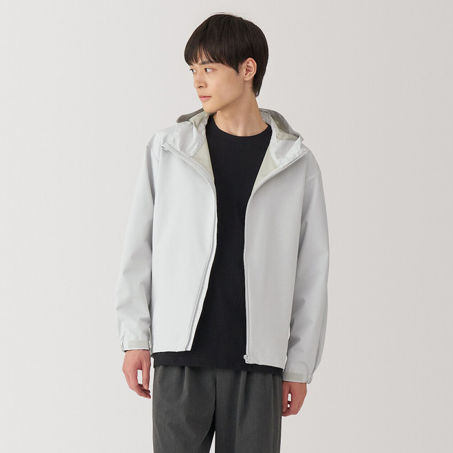 Men's Water‐Repellent Hooded Jacket 19276