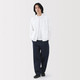 Men's Pleat Front Wide Leg Indigo Chinos