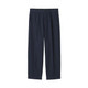 Men's Pleat Front Wide Leg Indigo Chinos
