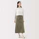 Women's Thick Cotton Boat Neck Long Sleeve T‐shirt