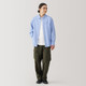 Men's Washed Oxford Button Down Long Sleeve Shirt