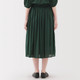 Women's Cotton Crepe Gathered Skirt