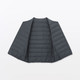 Men's Recycled Nylon Lightweight Down Packable Collarless Gilet