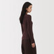 Women's High Twist Cotton Rib Jumper