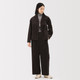 Women's Kapok Blend Corduroy Pleated Wide Leg Trousers