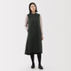Women's Brushed Wool Blend Pinafore Dress