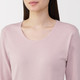 Women's Warm Thick Cotton U Neck Long Sleeve T‐shirt