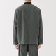 Men's 2‐Way Stretch Brushed Herringbone Collarless Cardigan