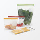 Double Seal Food and Freezer Bags - Large, Pack of 15