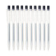Navy Smooth Retractable Gel Pens - 0.5 mm Medium - Pack of 10