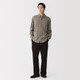 Dark Beige Check