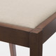 Rubberwood Dining Chair - Brown