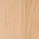 Oak Narrow 2 Shelf