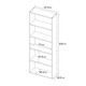 Oak Shelving Unit ‐ 5 Tier