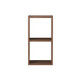 Walnut Narrow 2 Shelf