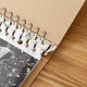 30‐Ring Recycled Paper Binder Beige