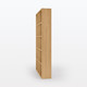 Oak Cube Shelving Unit ‐ 5 Tier, 15 Cube