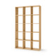 Oak Cube Shelving Unit ‐ 5 Tier, 15 Cube