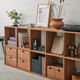 Oak Cube Shelving Unit ‐ 5 Tier, 10 Cube