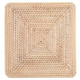 Rattan Basket Square Lid 35x36x3cm