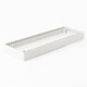 PP File Box Lid ‐ White Grey 10cm