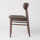 Walnut Round Leg Chair