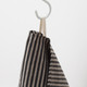 Linen Cloth Stripe  White X Ecru, Ecru X Black