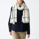 Wool Woven Large Stole (Pattern)