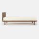 Headboard for Platform Bed Walnut Large Double