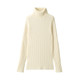 Non‐Itchy Wide Rib Turtle Neck Jumper