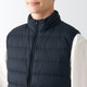 Men's Recycled Nylon Lightweight Pocketable Down Gilet.