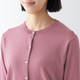Women's Cotton Crew Neck 3/4 Sleeve Cardigan