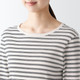 Women's Ribbed Crewt Neck Long Sleeve T‐shirt